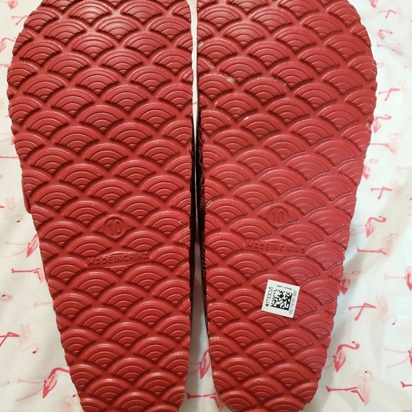 Sun ÷ Stone Bowie Red Bandana Sandles - Picture 5 of 7